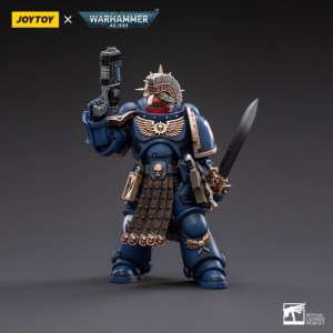 W40K - Figurine Joy Toy : Ultramarines Veteran Sergeant Icastus