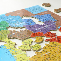 Puzzle Bois - Carte de France des Départements