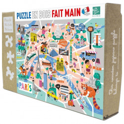 Puzzle Bois Fait Main - Balade à Paris