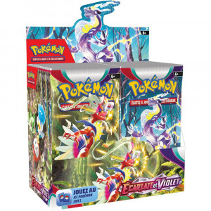 Pack portfolio a4 + booster ev01 écarlate et violet pokémon classeur range  carte - Pokemon