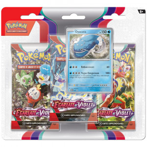 Pokemon EV01 : Écarlate et Violet - Pack 3 Boosters Oyacata