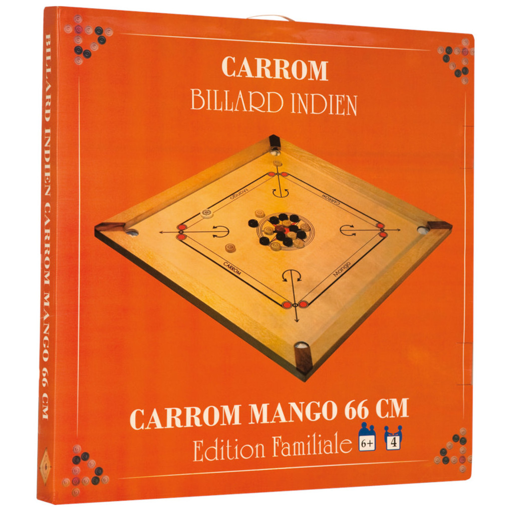 Plateau de billard Indien Carrom Art