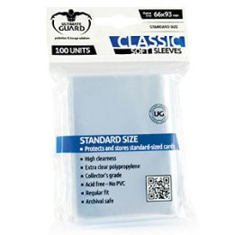 Acheter 100 Protège Cartes Std Souples Ultimate Guard - Ludifolie