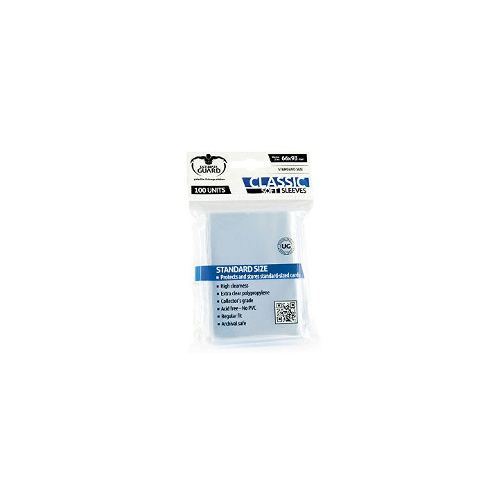 Acheter 100 Protège Cartes Std Souples Ultimate Guard - Ludifolie
