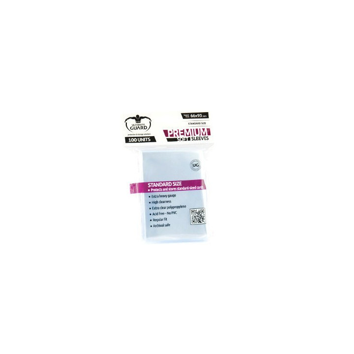 Acheter 100 Protège Cartes Std Souples Premium Ultimate Guard