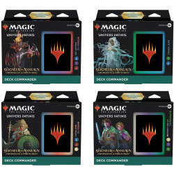 Magic : Le Seigneur des Anneaux - Lot de 4 Decks Commander VF