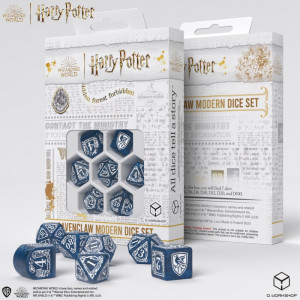 Harry Potter - Set de dés Modernes Serdaigle Bleu