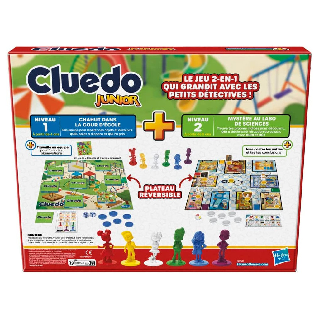 Cluedo Hasbro Gaming : King Jouet, Jeux de réflexion Hasbro Gaming