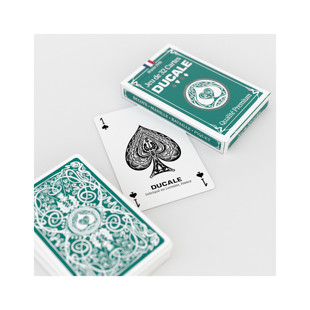 Jeu de 54 cartes dans boite plastique - Ducale. Vente en ligne