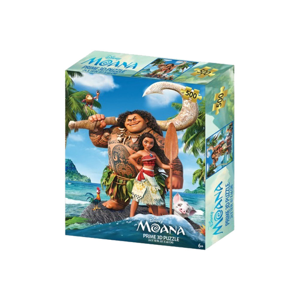 Acheter Puzzle Prime 3D - Moana (Vaiana) - 500 pièces - Ludifolie