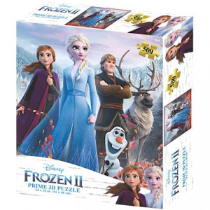 Puzzle Prime 3D - Reine des Neiges - 500 pièces