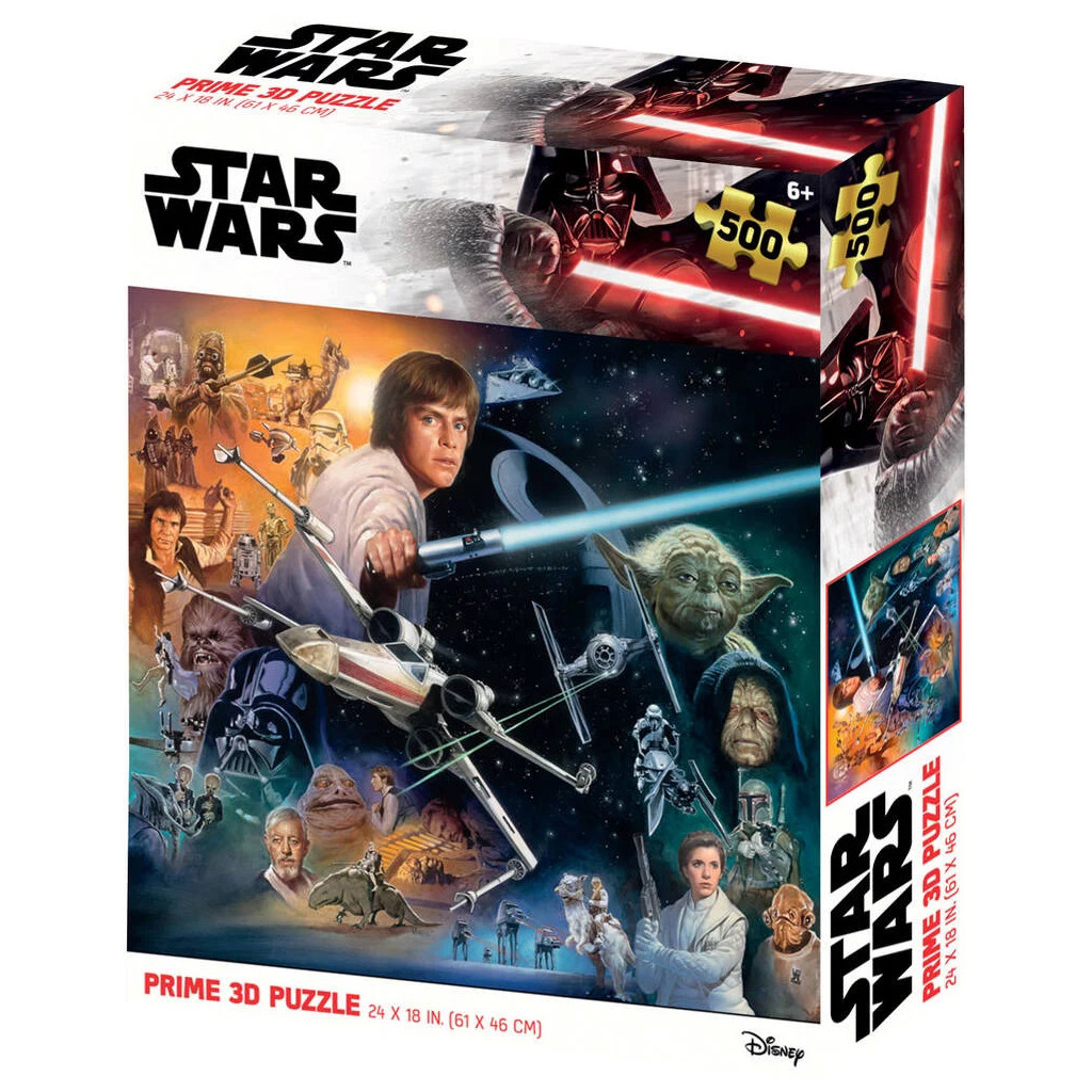 Acheter Puzzle Prime 3D - Star Wars Classic Jedi - 500 pièces