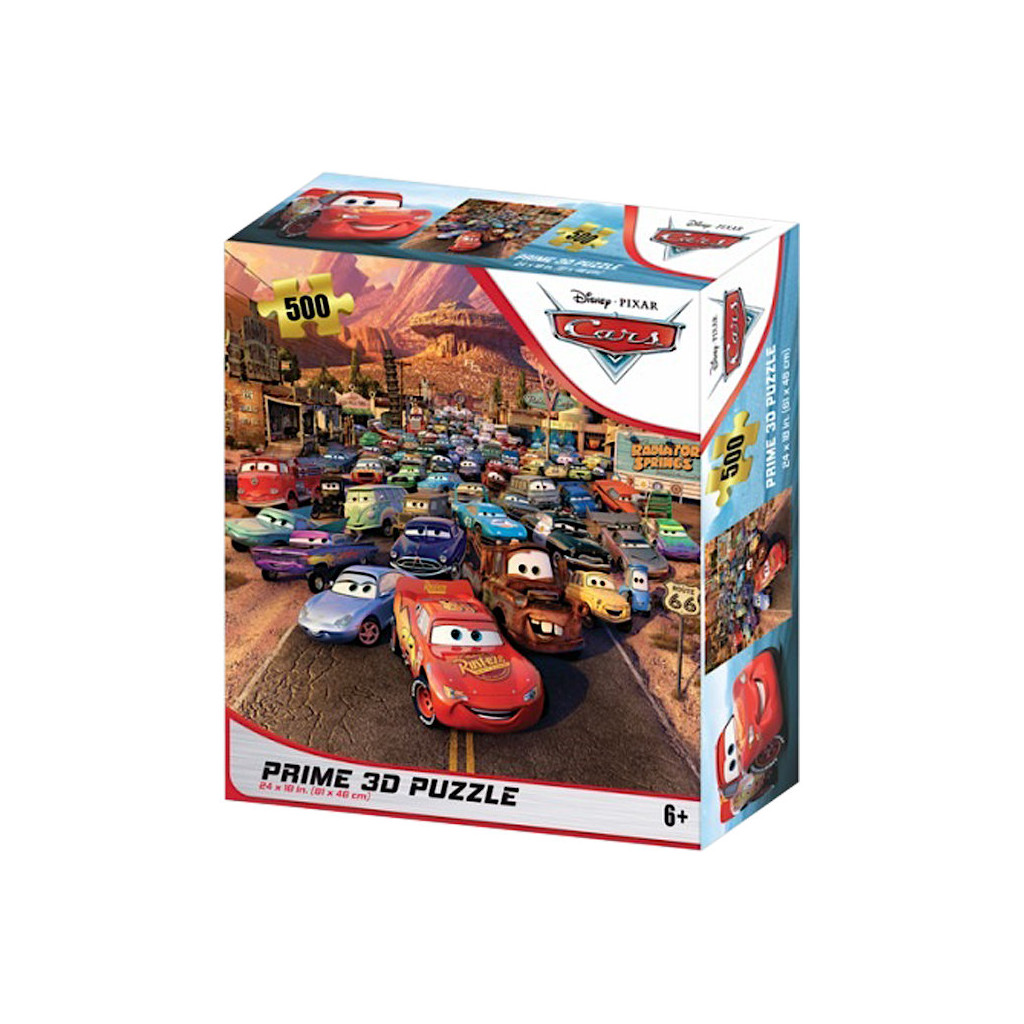 Acheter Puzzle Prime 3D - Cars - 500 pièces - Ludifolie