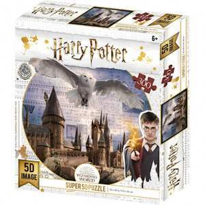 Puzzle Prime 3D - Harry Potter Poudlard & Edwige - 300 pièces