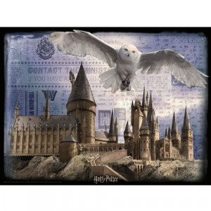 Puzzle Prime 3D - Harry Potter Poudlard & Edwige - 300 pièces