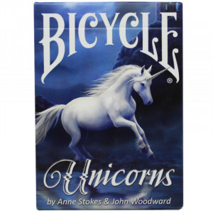 Cartes Bicycle Anne Stokes - Unicorns