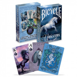 Cartes Bicycle Anne Stokes - Unicorns