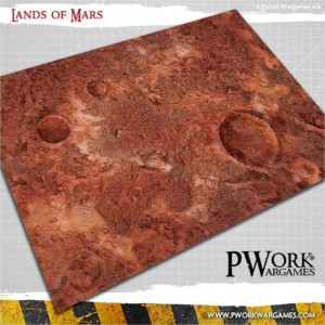 Tapis de jeu Néoprène Land of Mars - 90x90cm