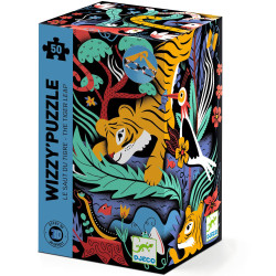 Wizzy Puzzle - Le Saut du Tigre - 50 Pièces