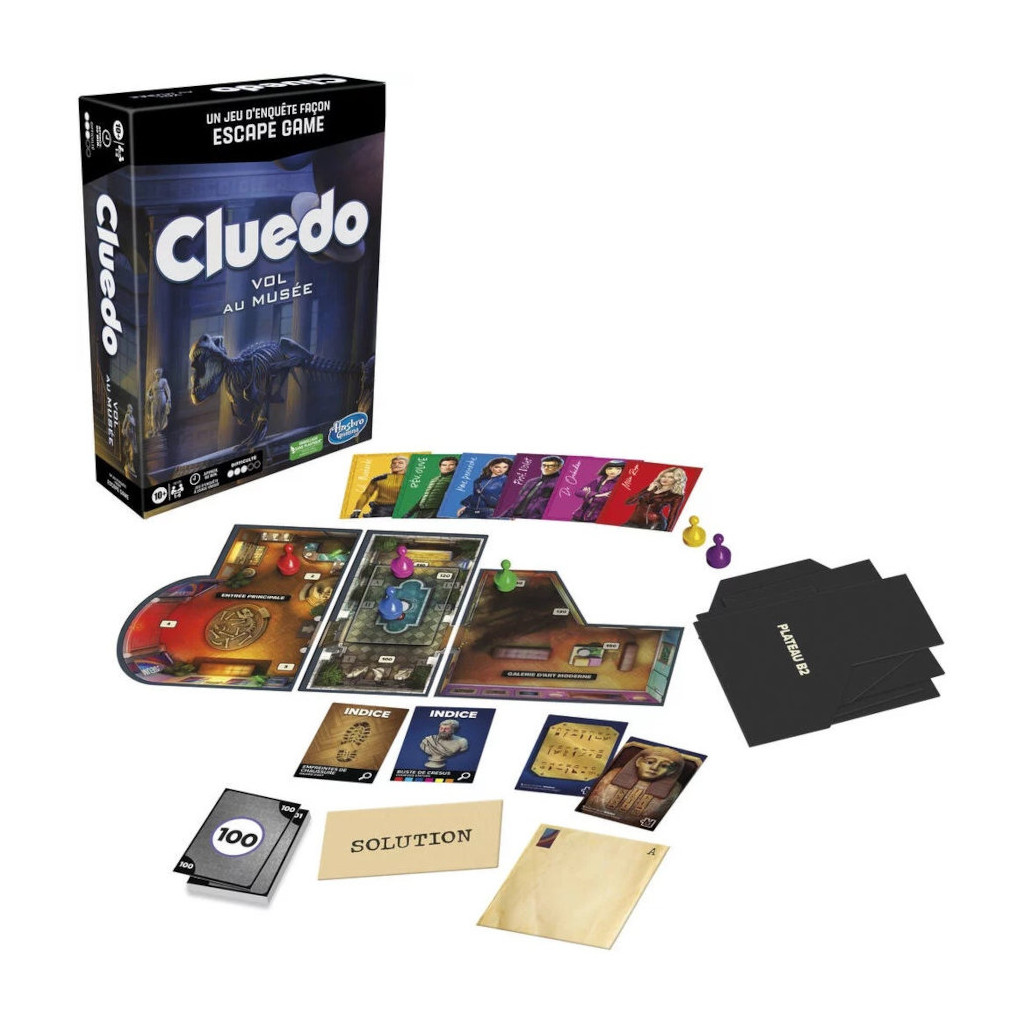 CLUEDO CLASSIQUE MYSTÈRE Jeu Amusant Jeu de Société Familial