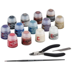 W40K: Paints + Tools Set