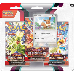 Pokemon EV03 : Flammes Obsidiennes - Pack 3 Boosters