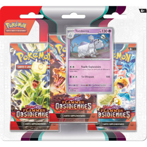 Pokemon EV03 : Flammes Obsidiennes - Pack 3 Boosters