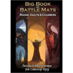 Livre Plateau de Jeu : Big Book of Battle Mats - Rooms, Vaults and Chambers (A4)