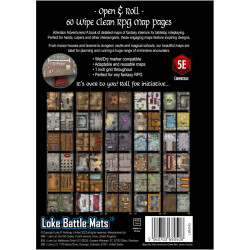Livre Plateau de Jeu : Big Book of Battle Mats - Rooms, Vaults and Chambers (A4)