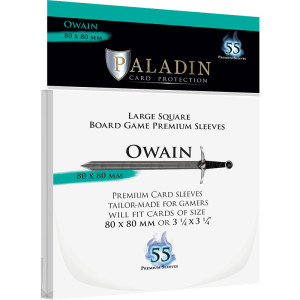 55 Protège Cartes Paladin - Owain - Large Square 80 x 80 mm