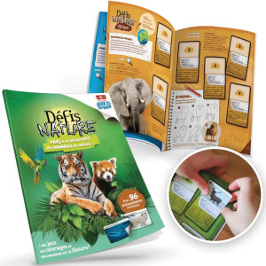 Pack Album Défis Nature - Les Animaux du Monde