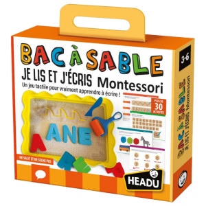 Bac à Sable - Je Lis et j'Ecris Montessori