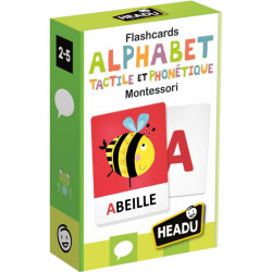 Flashcards Alphabet Tactile et Phonétique Montessori