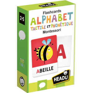 Flashcards Alphabet Tactile et Phonétique Montessori