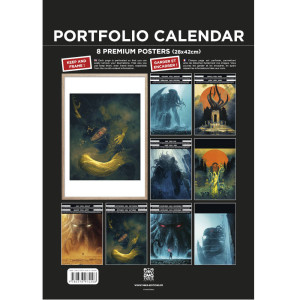 Cthulhu - Calendrier Portfolio 2024