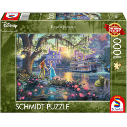 Puzzle 6000 pièces Disney : Thomas Kinkade : Le Roi Lion, Retour au rocher  de la fierté - Schmidt - Rue des Puzzles