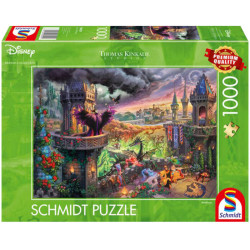 Puzzle Disney Kinkade - Maléfique - 1000 pièces