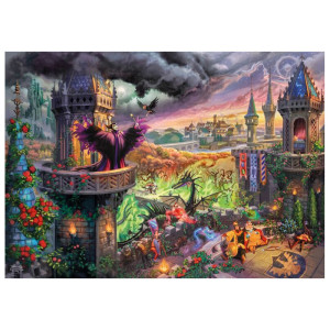 Puzzle Disney Kinkade - Maléfique - 1000 pièces