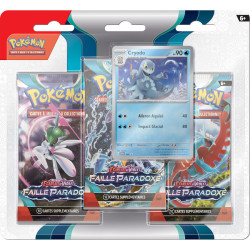 Pokemon EV04 : Faille Paradoxe - Pack 3 Boosters