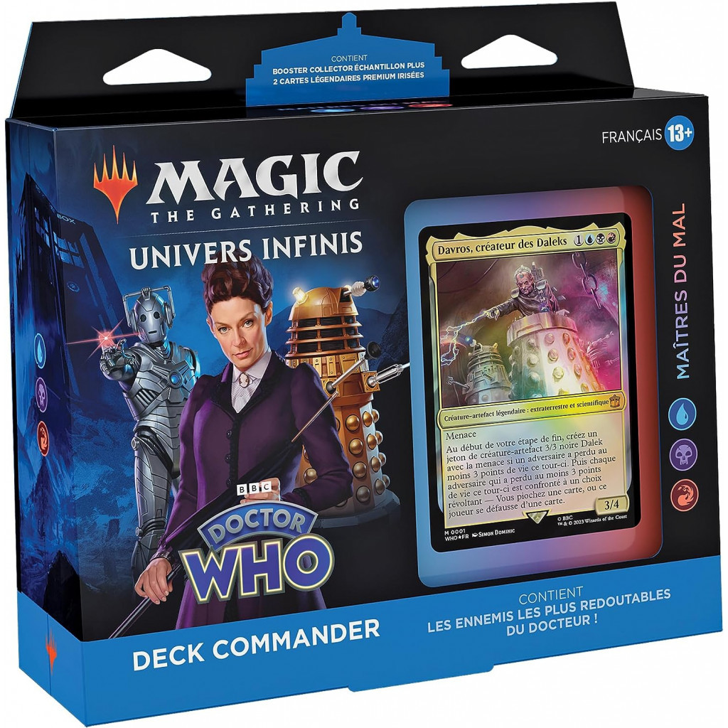 Acheter Magic Doctor Who - Deck Commander Maîtres du Mal - Ludifolie
