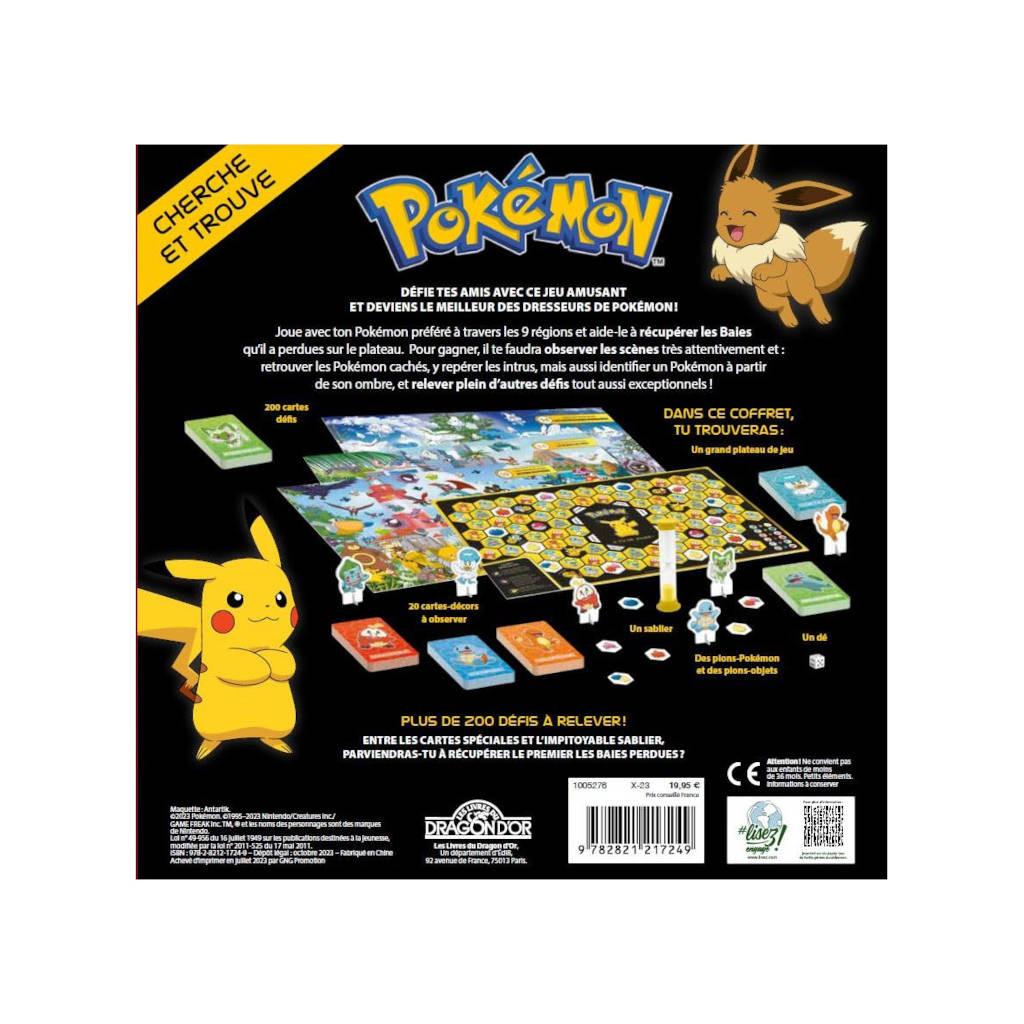 Acheter Grand Jeu du Cherche et Trouve 9 régions - Pokémon - Ludifolie