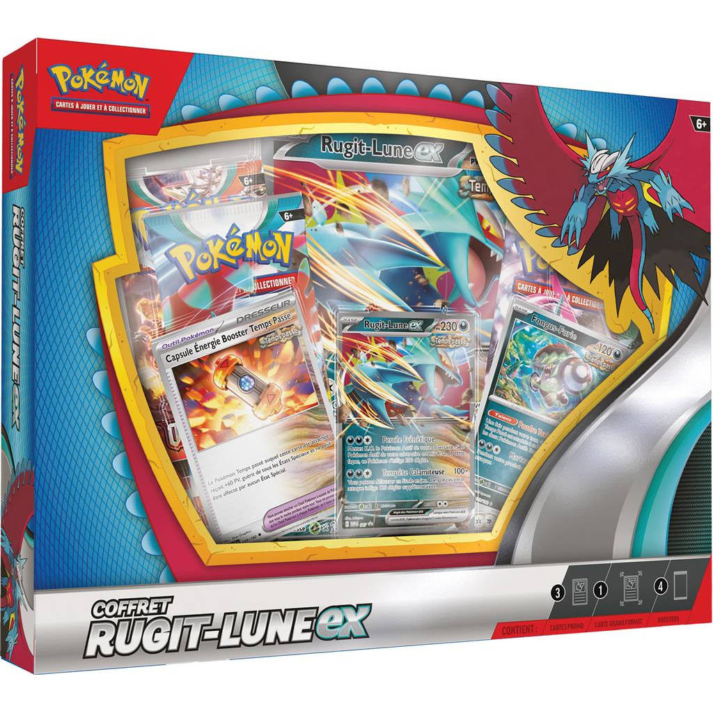 Coffret Pokémon Garde-de-fer ou Rugi-Lune ex Asmodée : King Jouet