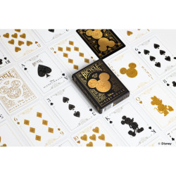 Cartes Bicycle Ultimates - Mickey Black/Gold