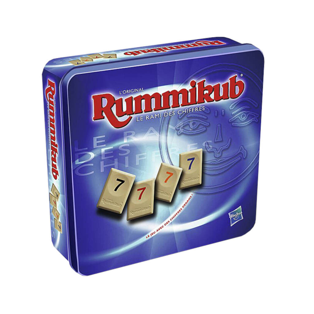 Hasbro - RUMMIKUB CHIFFRE BOITE METAL - 143381010 - Les grands classiques -  Rue du Commerce