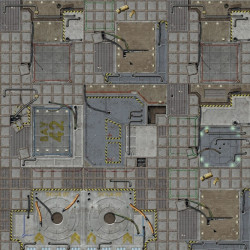 Battle Systems - Frontier Sci-Fi Gaming Mat - 60x60cm