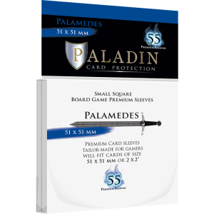 55 Protège Cartes Paladin - Palamedes - Small Square 51 x 51 mm