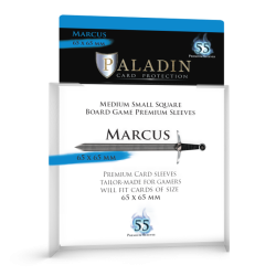 55 Protège Cartes Paladin - Marcus - Medium Small Square 65 x 65 mm