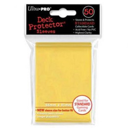 Acheter 50 Protège Cartes Standard Jaune - Ludifolie