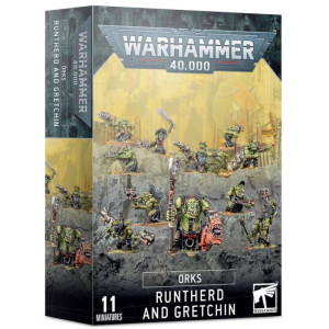 Warhammer 40K : Orks - Runtherd and Gretchin