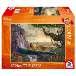 Puzzle Disney Kinkade - Le Roi Lion : Retour au Rocher des Lions- 6000 pièces